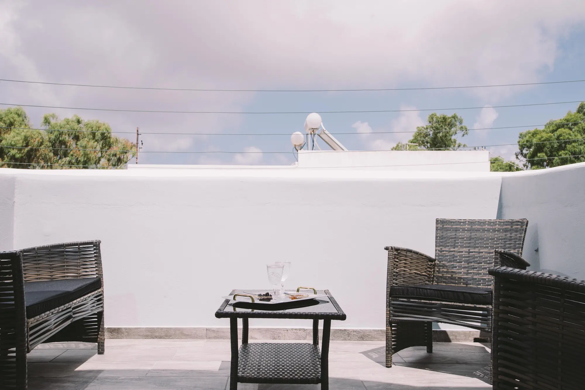 Oasis Suites Fira, Terrace