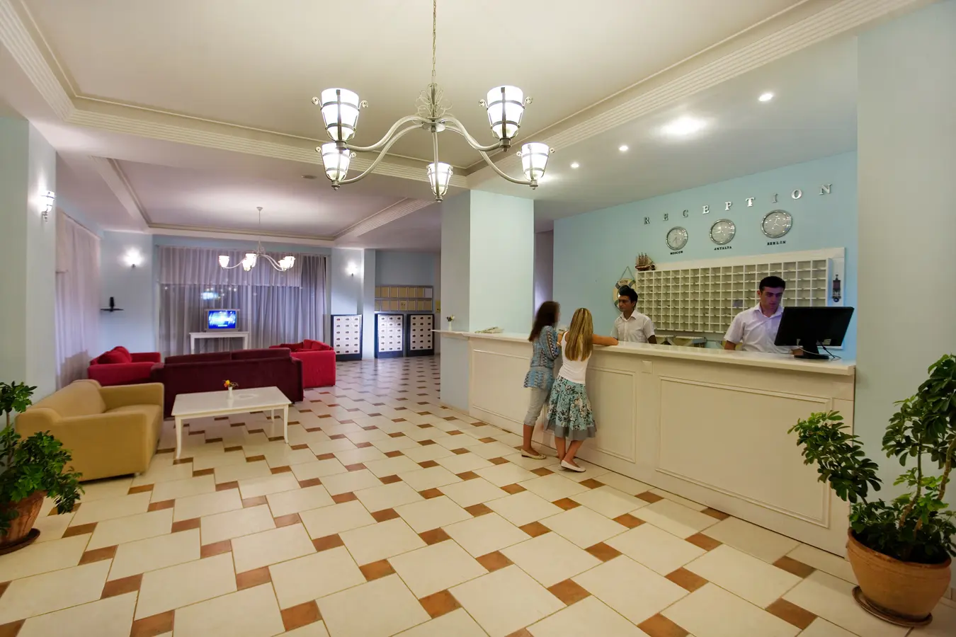 Ares Blue Hotel, Lobby