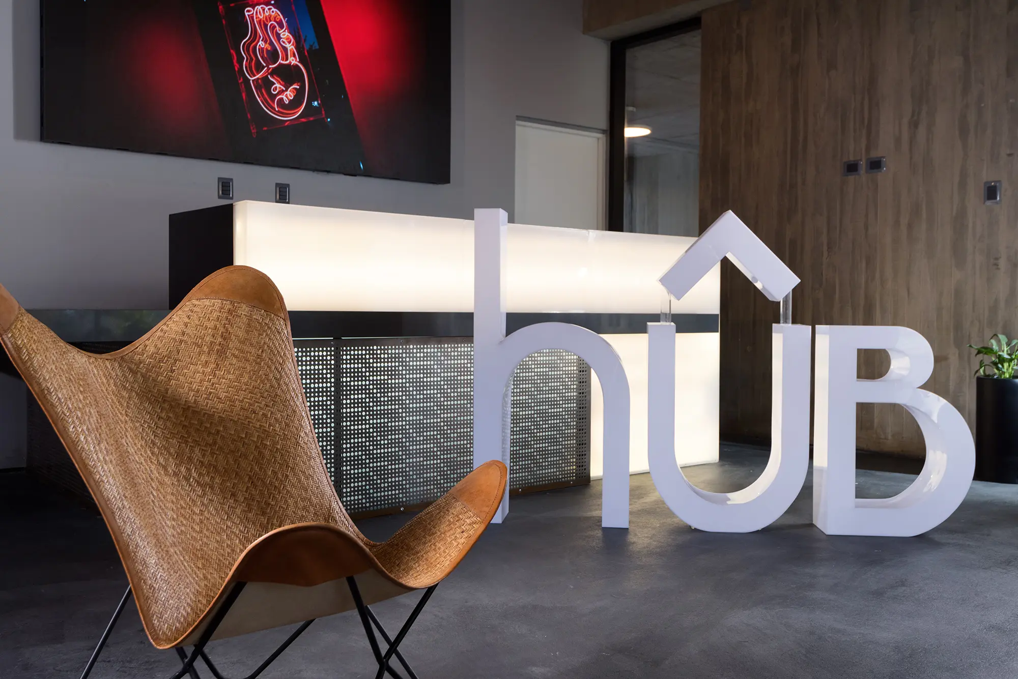 hUB Providencia, Lobby