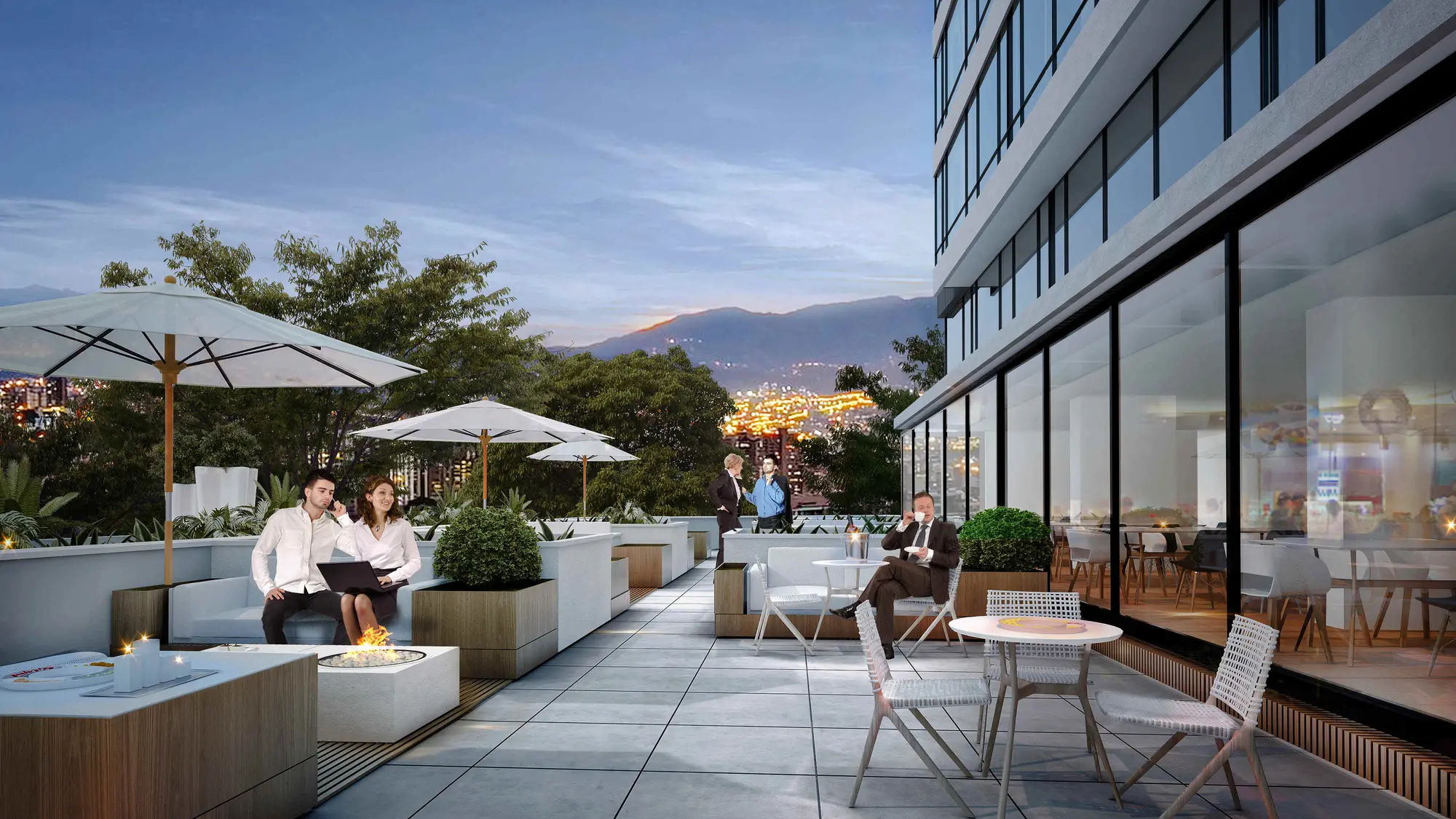 York Luxury Suites, Terrace