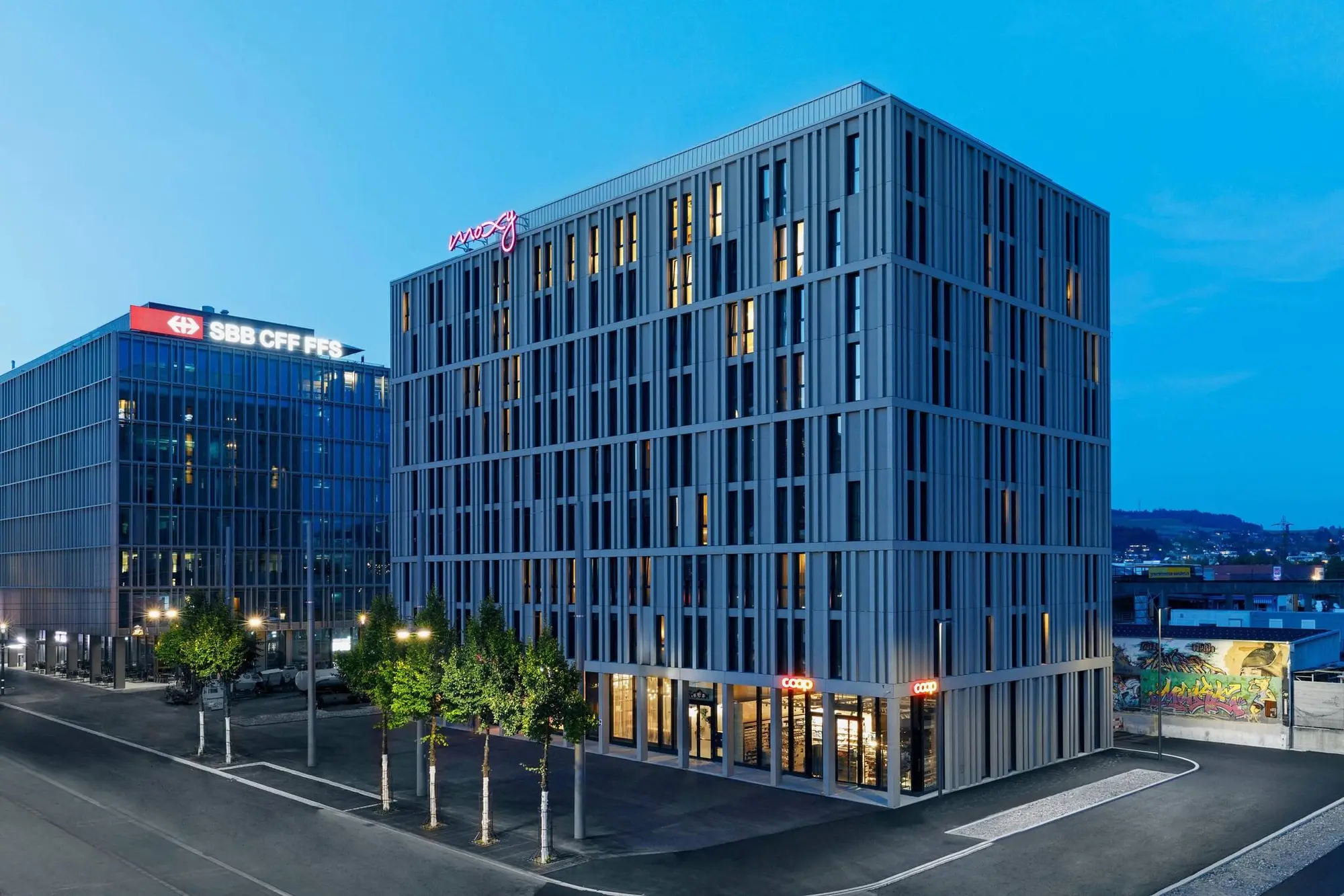 Moxy Bern Expo, General view
