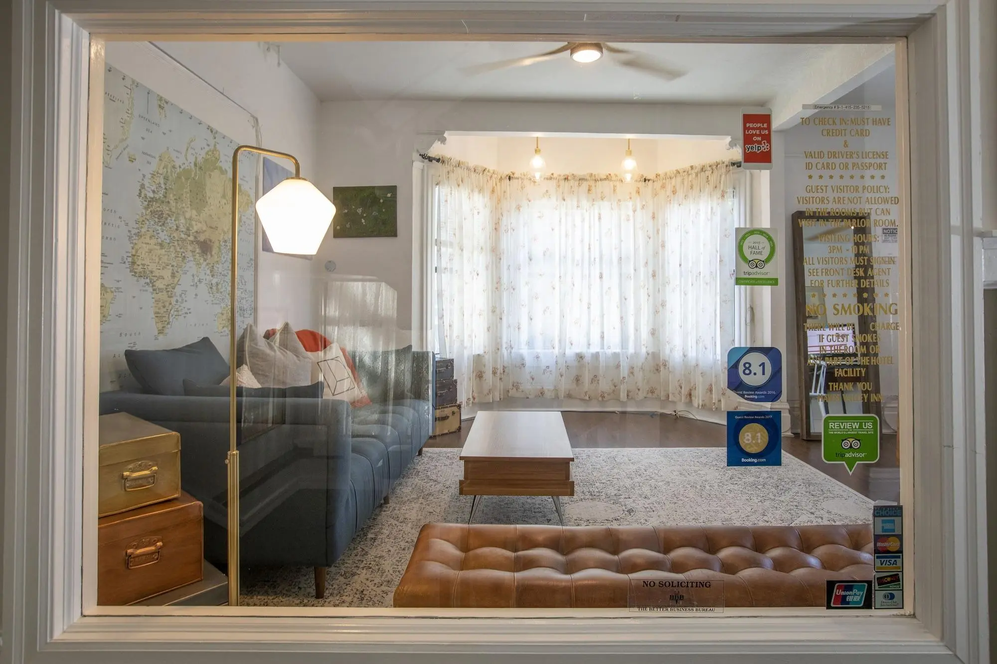 Hayes Valley Inn, Lobby