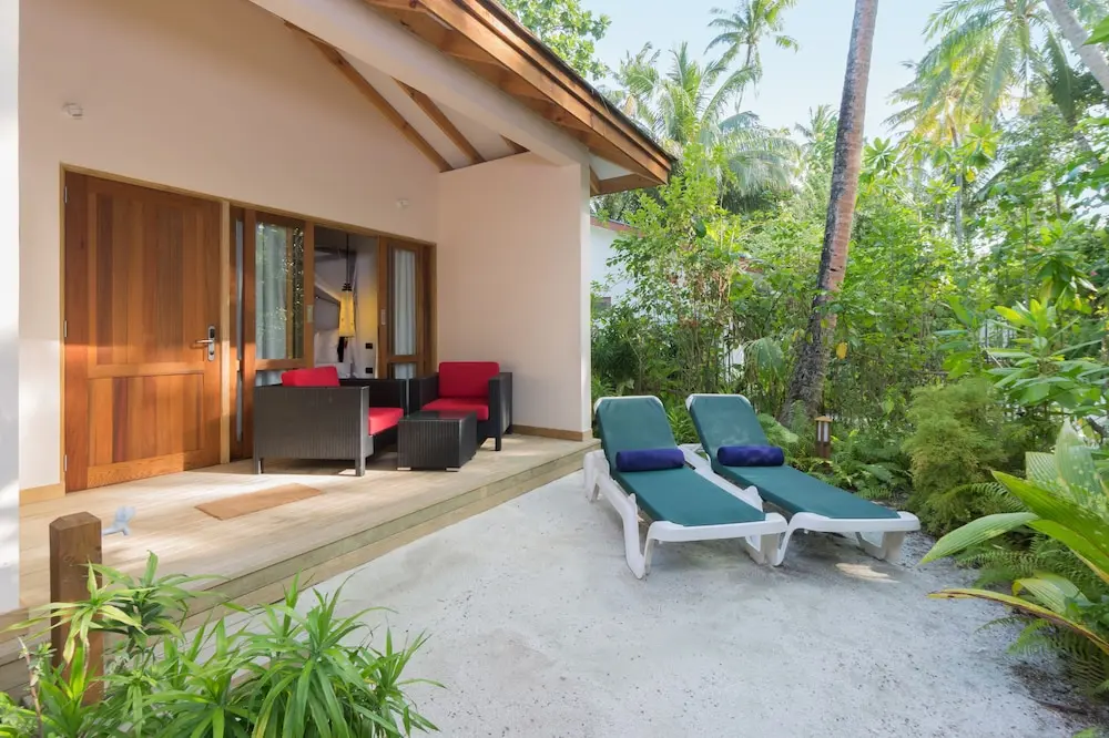 Vilamendhoo Island Resort & Spa- GATTINONI, Ausblick vom Zimmer