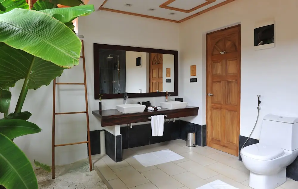 Vilamendhoo Island Resort & Spa- GATTINONI, Badezimmer