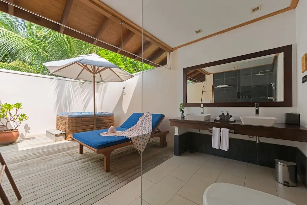 Vilamendhoo Island Resort & Spa- GATTINONI, Badezimmer