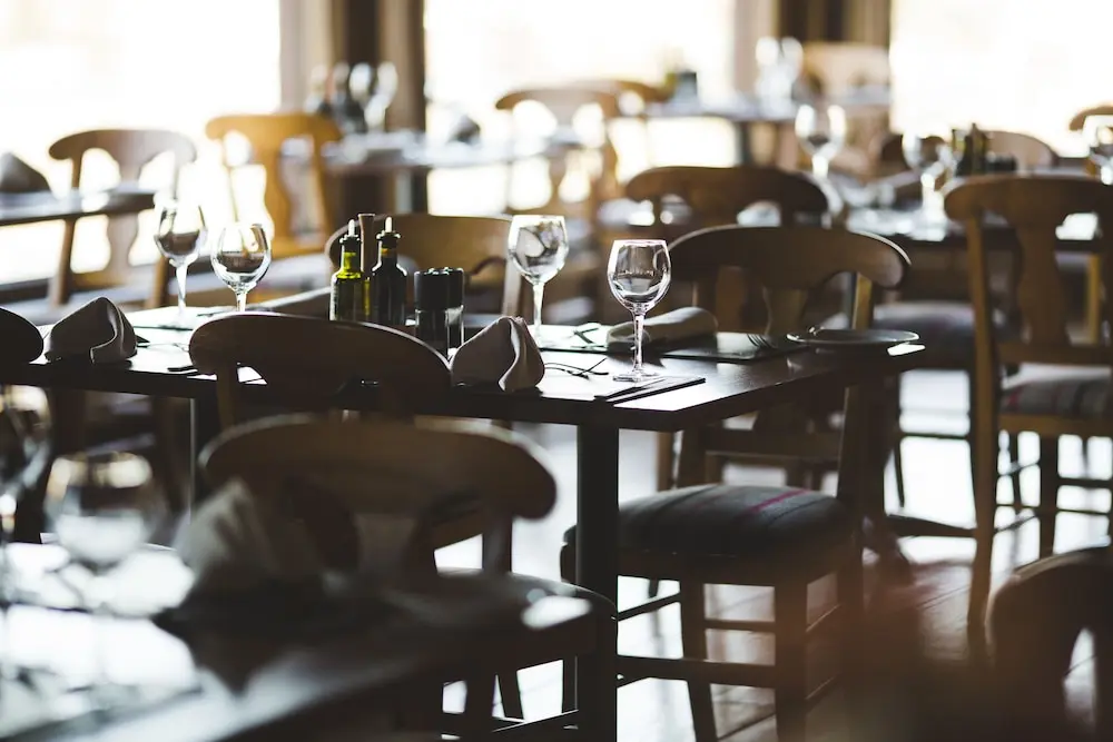 Cabaña del Lago, Restaurant