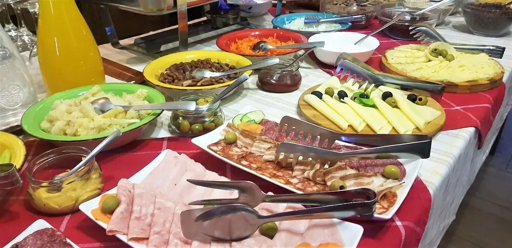 Plitvice Luxury, Breakfast buffet