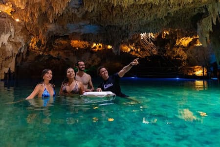 Aventura de Snorkel en Cenote Mágico y Laguna Paraíso en Grupo Reducido con Recogida