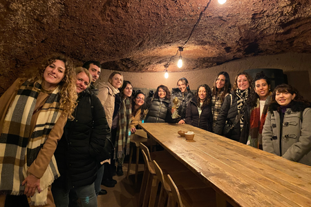 Candlelight Wine Tasting Experience in Ancient Roman Cave in Small Group
