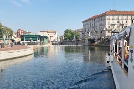 Boat tour on the Navigli Canals