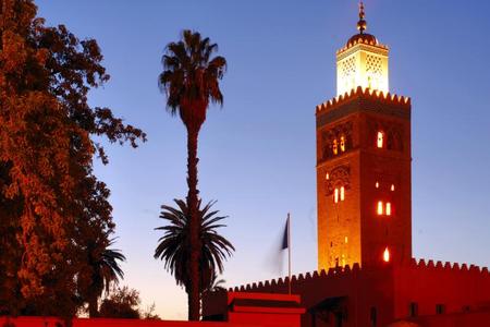 Dinner at Palais Arabe Restaurant in Semi-Private with Pickup