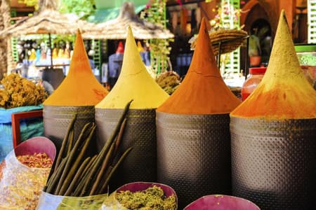 Dinner at Palais Arabe Restaurant in Semi-Private with Pickup