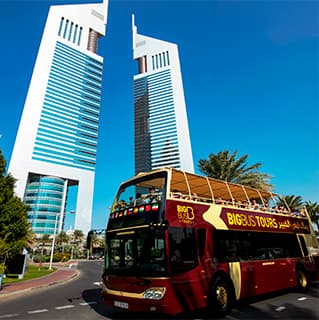 Biglietto Big Bus Dubai Essential Tour Hop-on Hop-off di 2 Giorni