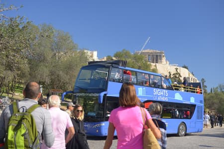 Hop-On Hop-Off Bus and Acropolis Museum Ticket