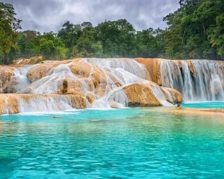 CASCADAS DE AGUA AZUL CON TRANSPORTACIÓN (CVU)