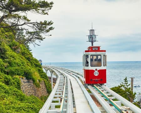 Discover Busan: Cheongsapo Sky Walk, Blue Line Train and Beach Train (Private)