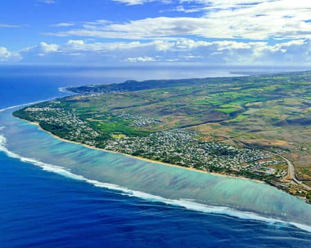 Helicopter Flug über La Reunion