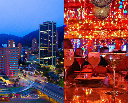 Bogota de Noche con Cena en Andres D.C