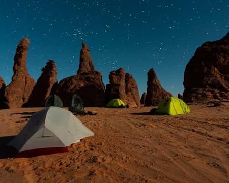 Wild Camping in ALUla