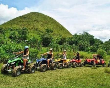 CHOCOLATE HILLS ATV RIDES & TARSIER SANCTUARY WITH TOURGUIDE 