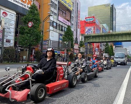 Tokyo Street Go-Kart Adventure with Local Guide