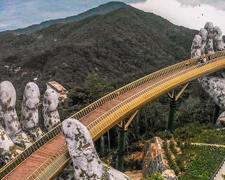 Sunset At Golden Bridge (Ba Na Hills) – Private