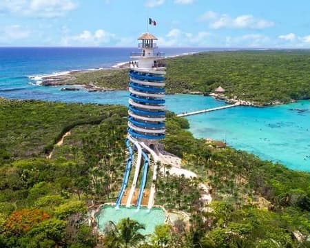 Xe Ha Tour with transportation from Cancún 