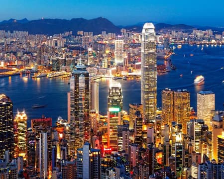 Hongkong Night Tour visiting Victoria Peak with 1 way Peak Tram Ride + 1 Way Star Ferry + Symphony Of Light Show from Promenade + old Clock Tower