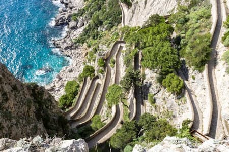 Capri Island shared tour with ferry from Naples
