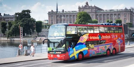 24-Stunden-Ticket für den Hop-On/Hop-Off-Sightseeingbus in Stockholm