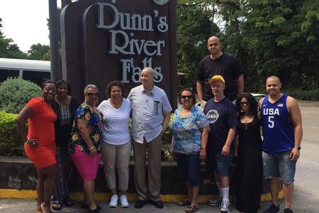 Jamaica Best Water Falls Tour,Mobay Bay to Dunn's River/Blue Hole