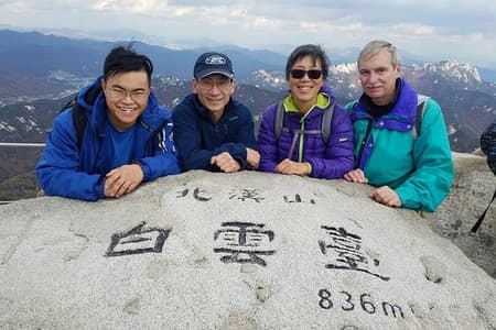 Private Hiking tour to Bukhansan Peak(Baegundae: 836.5m) with Mountain Expert