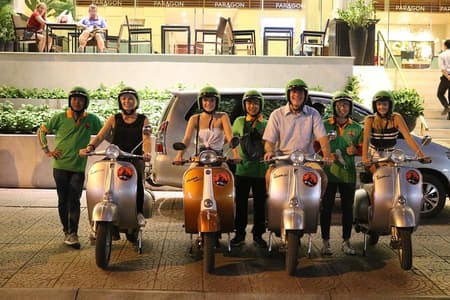 Vespa Saigon By Night Street Food Tour