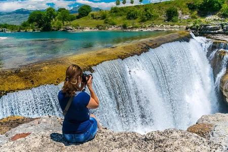 Ostrog monastery and Niagara waterfalls 