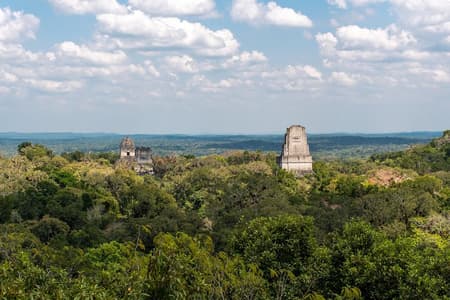 Tour a Tikal desde Flores, aeropuerto y hoteles de Tikal en Guatemala