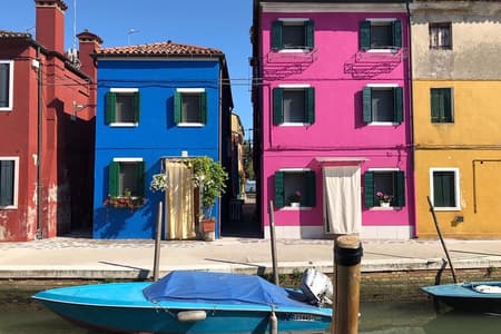 Tour di lusso di Murano e Burano in barca privata e guida
