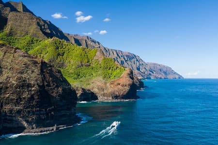 Na Pali Bootstour bei Sonnenuntergang und Sehenswürdigkeiten