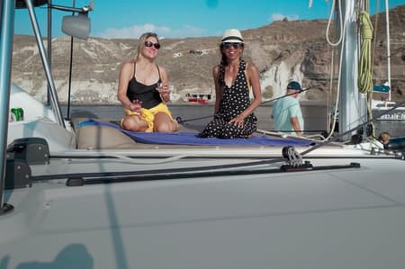 TODO INCLUIDO : Crucero Santorini Caldera con comida & bebidas griegas