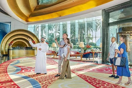 Binnen Burj Al Arab Tour met eten en transferoptie