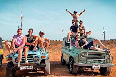 From HCM/Mui Ne: Sand Dunes & Optional Sunrise/Sunset Jeep Tour