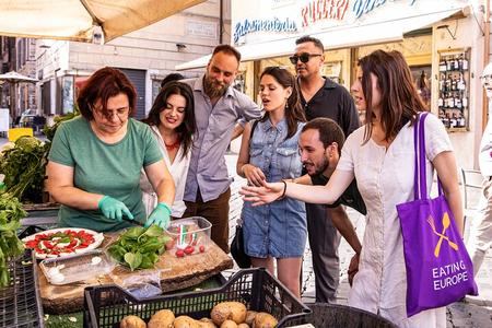 Eternal Rome Food Tour: Campo de Fiori, Joods getto, Trastevere