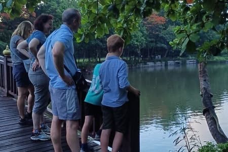 Bamboo Bicycle Tour in twilight: watch dancing Fireflies in Bangkok