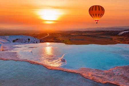 Pamukkale Hot Air Balloon Experience Including Pickup