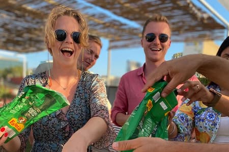 Paella Master Class in a Charming Rooftop Kitchen