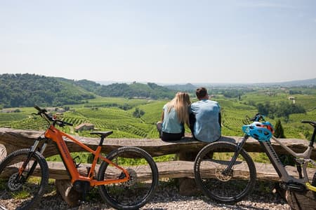 Valdobbiadene in e-bike tra vigneti - Colline del Prosecco UNESCO