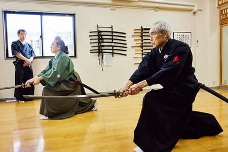 Samurai Experience in Tokyo: Sword Training and Edo Indigo Dyeing