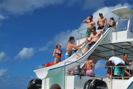 Party Boat /Ver Delfines / Snorkling /Free Drinks y transporte