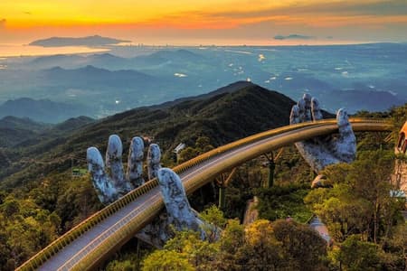 DA NANG Ba Na Hills, Golden Bridge & Cable Cars PRIVATE TOUR