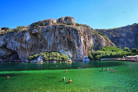 Lake Vouliagmeni Thermal Spa And Temple Of Poseidon Tour