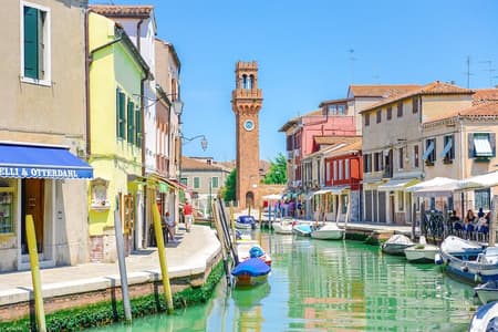 Excursão turística de meio dia de Murano, Burano e Torcello